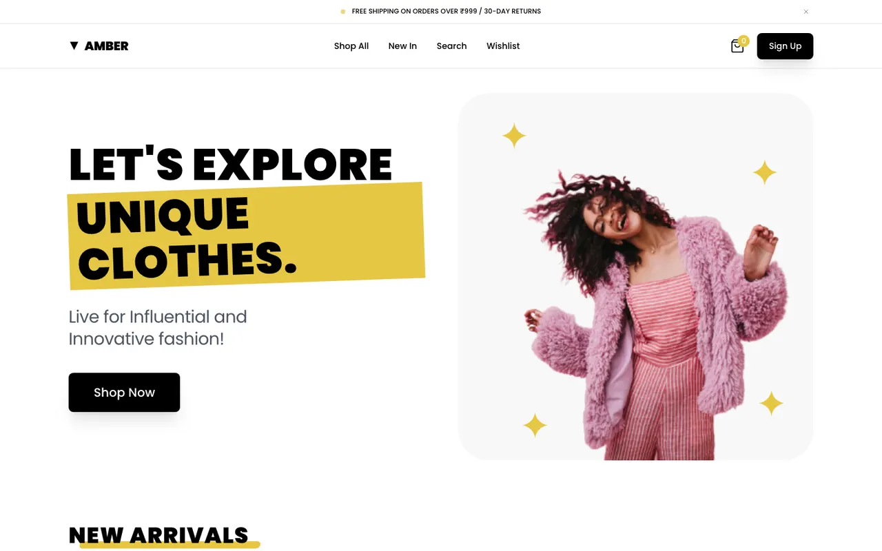 The Amber theme