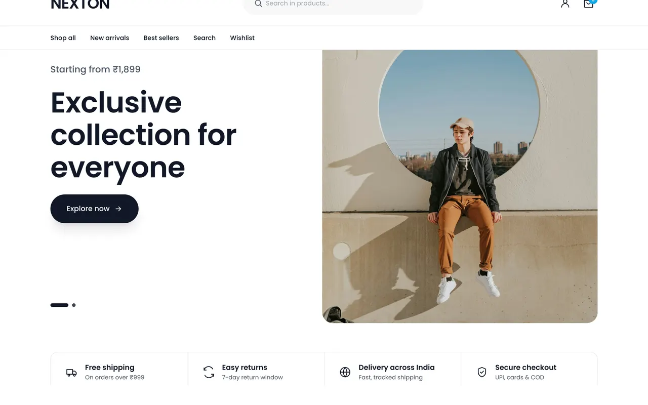 The Nexton theme