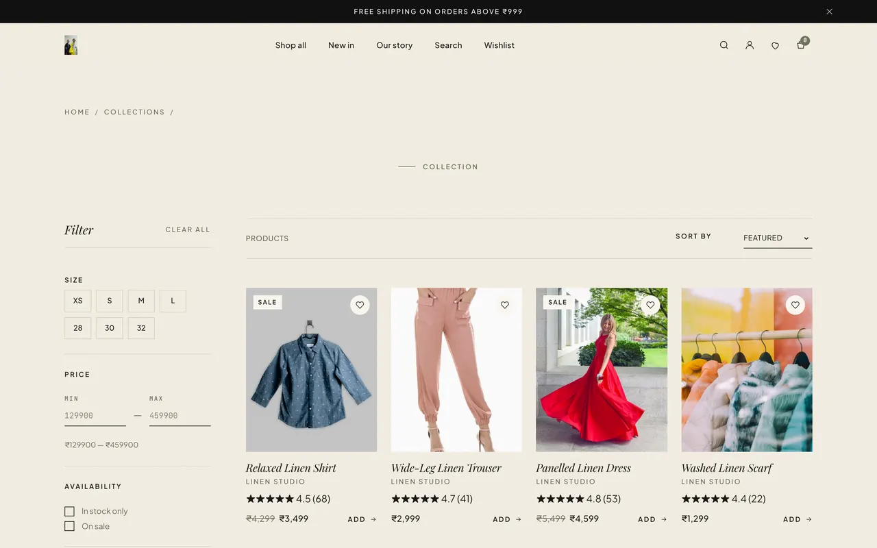 Linen screenshot 3