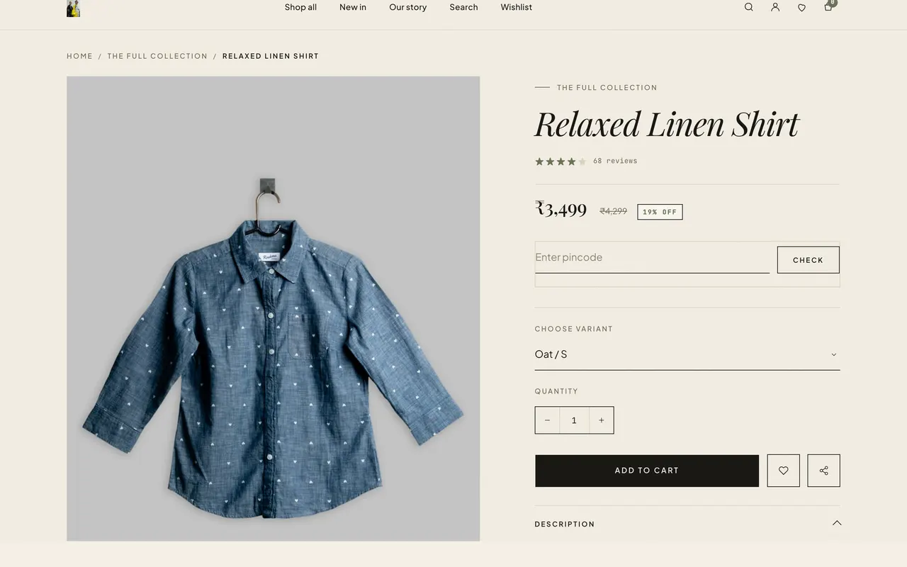 Linen screenshot 2